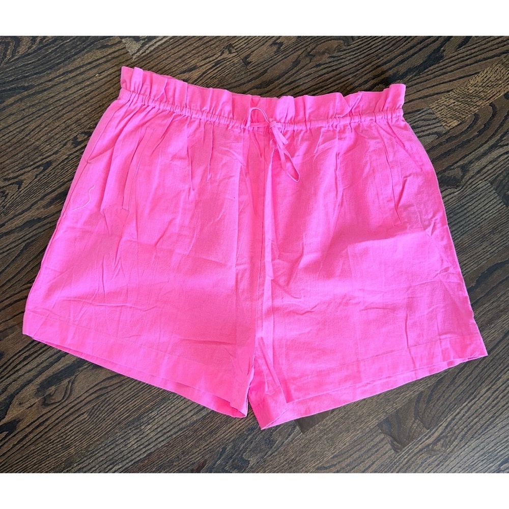 GeeGee Bright Pink Shorts with Drawstring